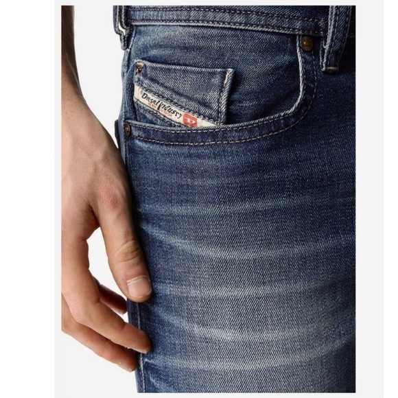 Diesel Thavar Slim Skinny Jeans Size Men’s 36 x 32 Wash 0850K - Picture 3 of 14